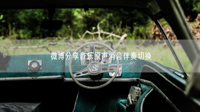 微博分享音乐原声消音伴奏切换