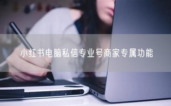 小红书电脑私信专业号商家专属功能