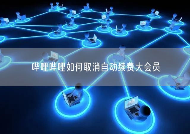 哔哩哔哩如何取消自动续费大会员